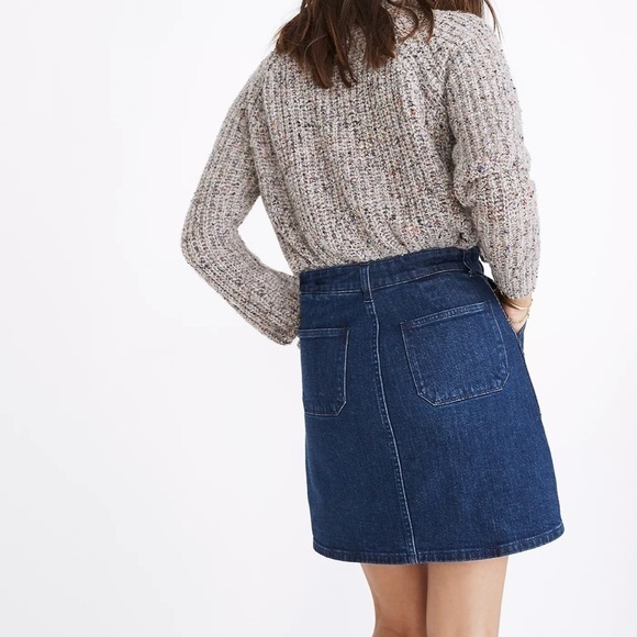 Madewell Denim Utility Zip Skirt - 26 - Picture 3 of 7